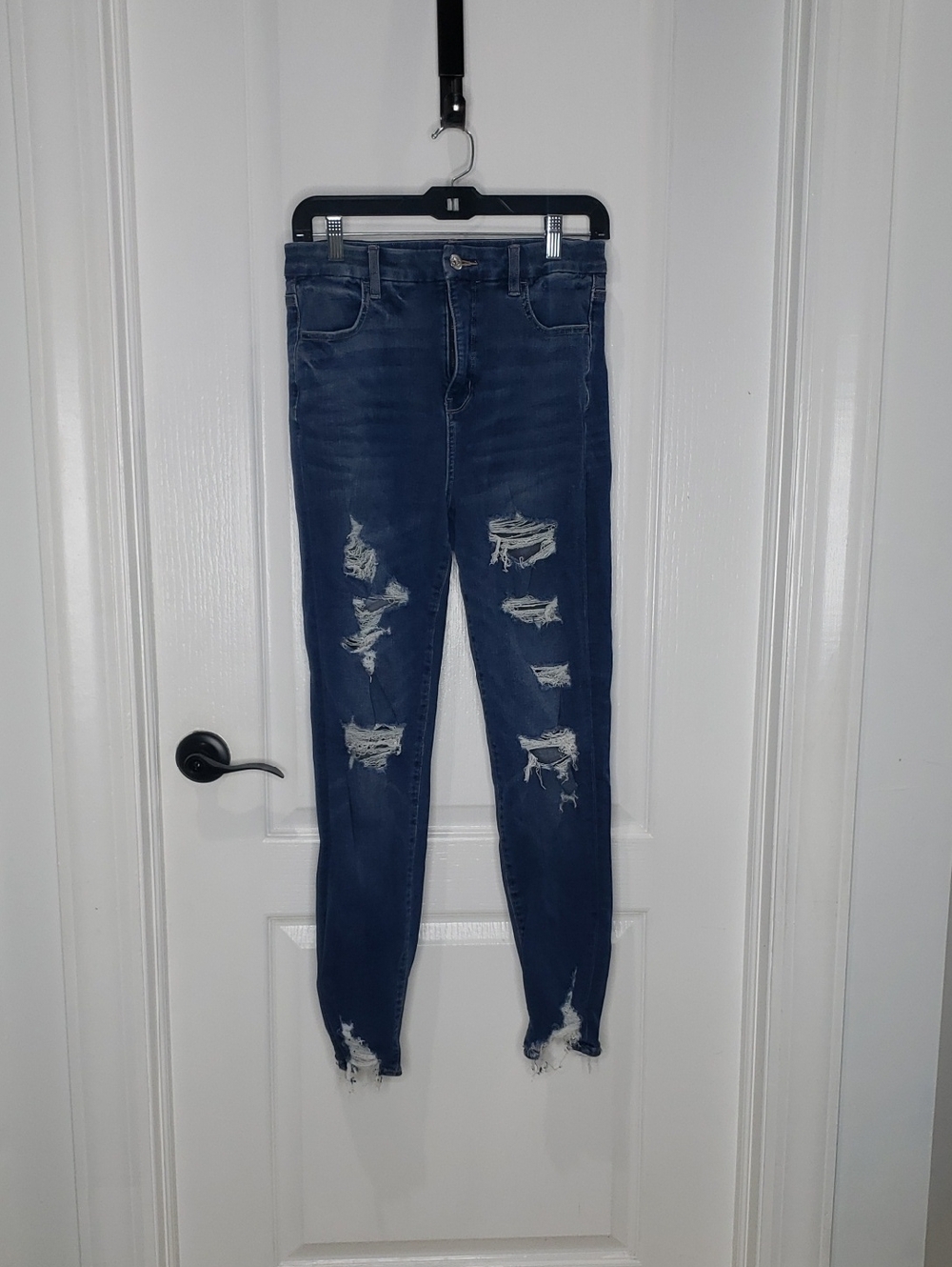 American Eagle The Dream Jean Distressed Ankle Jeggings Size 8